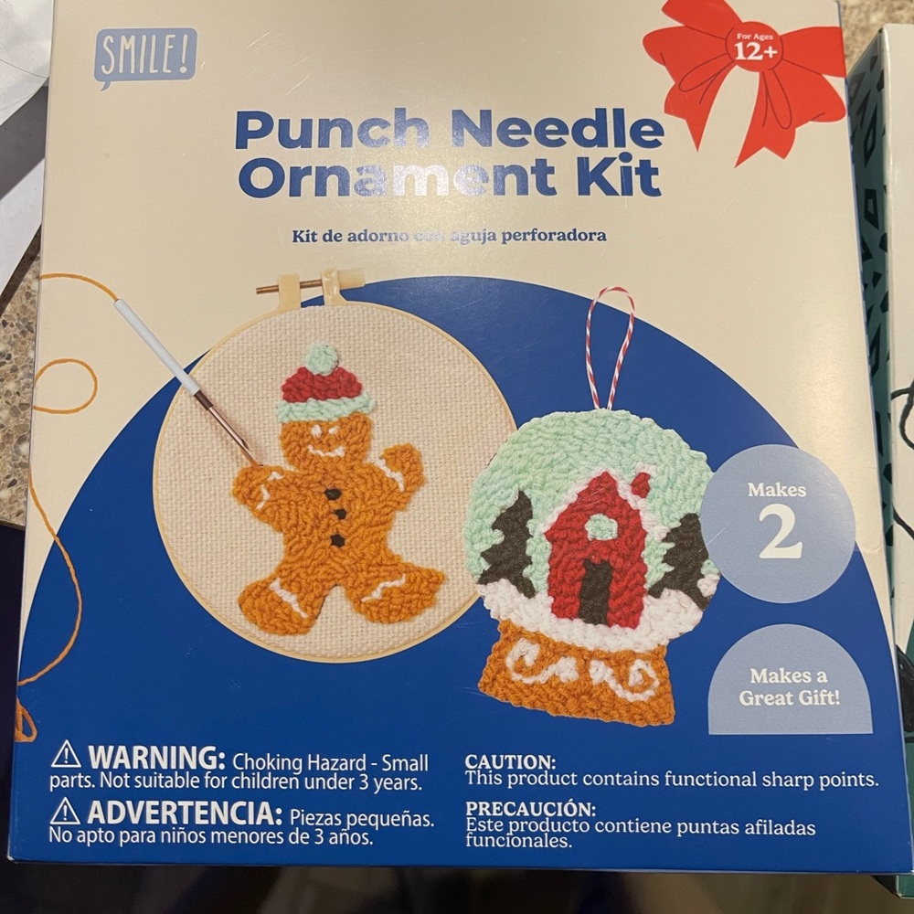 Punch needle ornament kit